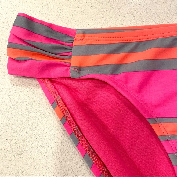 Pink & Orange Hipster Swim Bottoms Beach Stop! - Picture 3 of 5